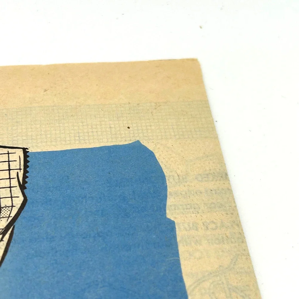 Anne Adams Vintage 1950's Mail‎ Order Pattern #4638 Women's Bib Apron Size M
